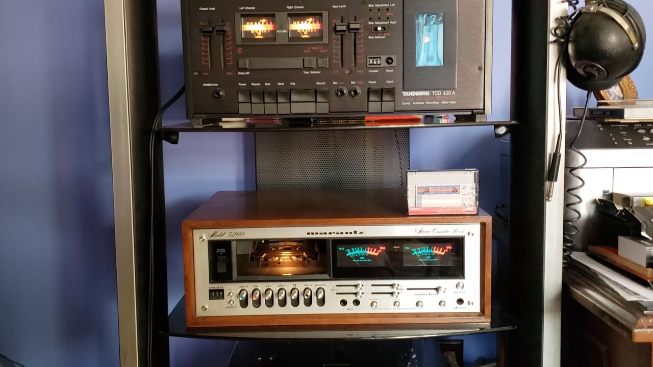 Adriano Celentano via Tandberg tcd 420a player & Marantz 4300 receiver- amplifier