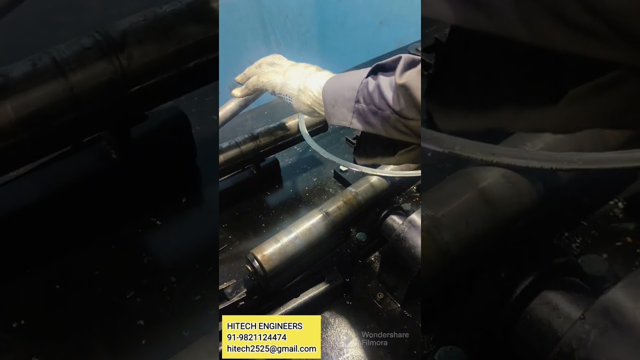 outer and inner rings grooving and chamfering machine @ spiral wound gaskets size 4 