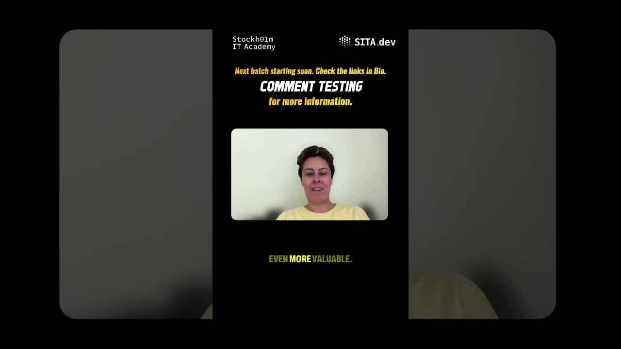 Sara Bayati | Software Testing Course | Student Story