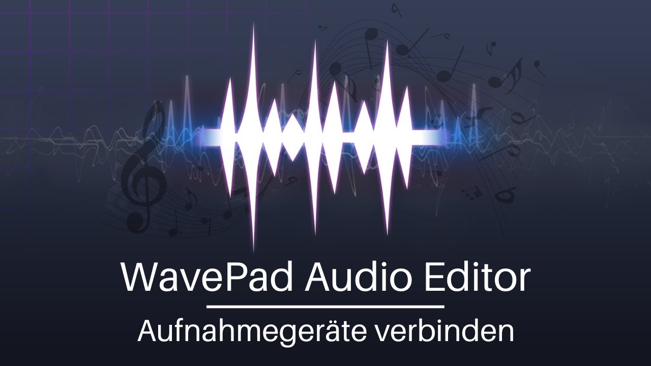 Ger&auml;te in WavePad verbinden