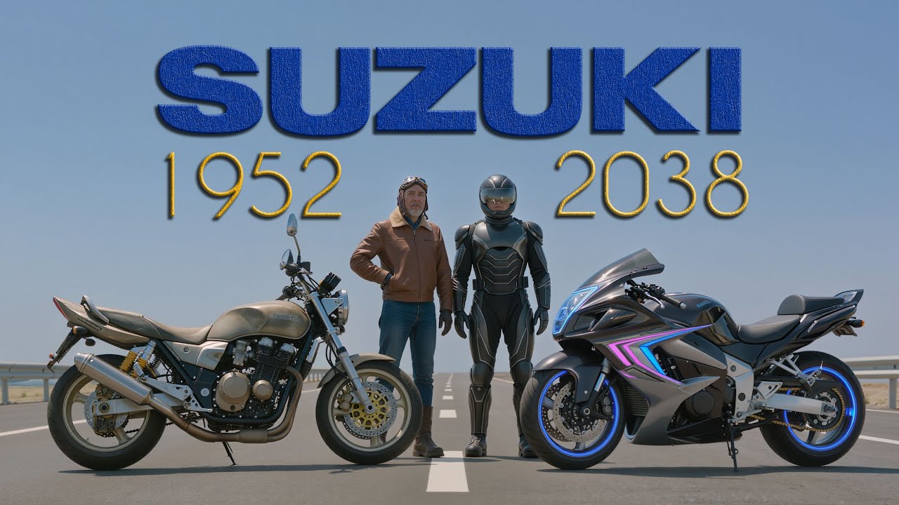 Suzuki Motorcycle Evolution 1952–2038 | Hayabusa to Electric Motorcycle Innovation