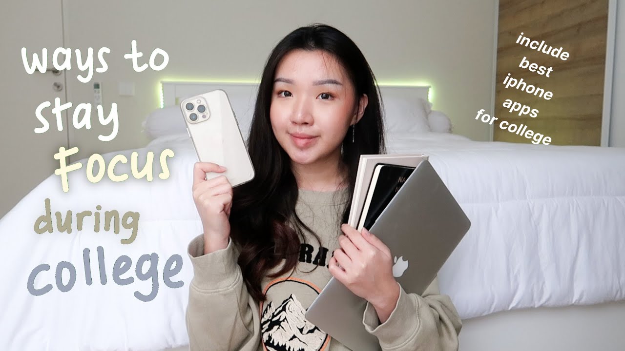 IPHONE SETUP FOR STUDENTS | best apps for college, stay focus during class