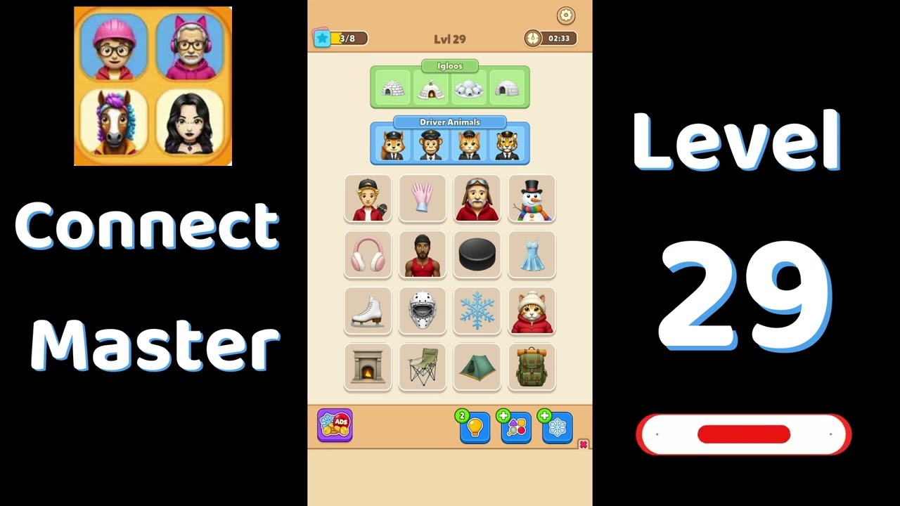 Connect Master Level 29 Walkthrough 🧩 | Match Puzzle | Puzzle Solutions & Tips | Go Answer