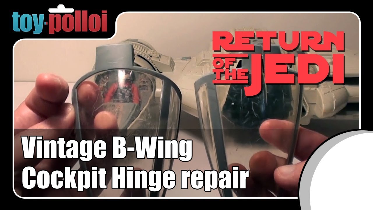 Quick fix -  B-wing cockpit hinge repair