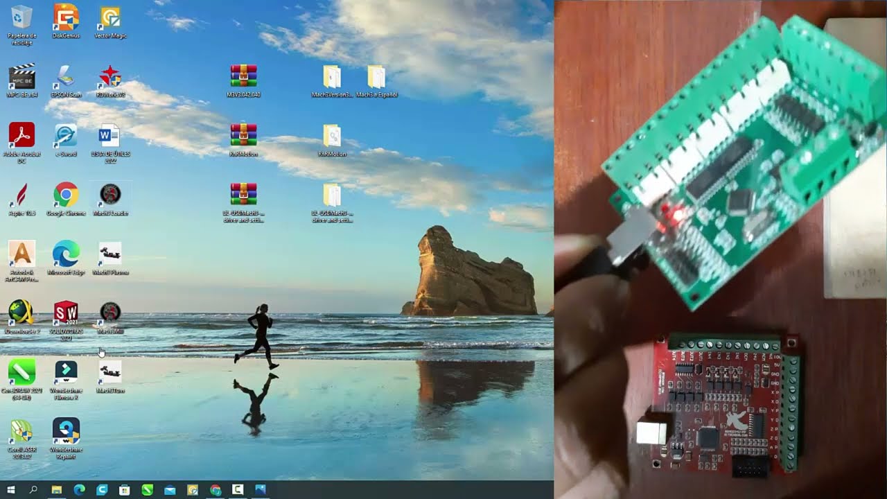 Instalación Mach3 y controladores USB