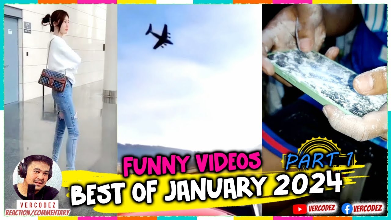 Best of January 2024 (PART 1), funny videos | VERCODEZ (reaction video)