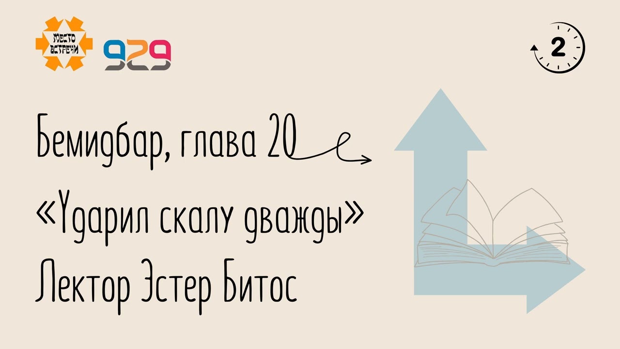 Книга Бемидбар, глава 20. Лектор Эстер Битос