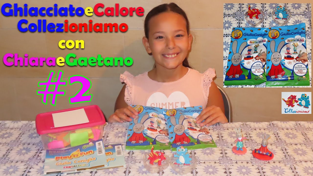 Giulio Coniglio #2 Personaggio FANTACOLORI 3D con dentro Biro Colorata GEDIS - Unboxing e 🎲🎲🎲 di 💙e❤