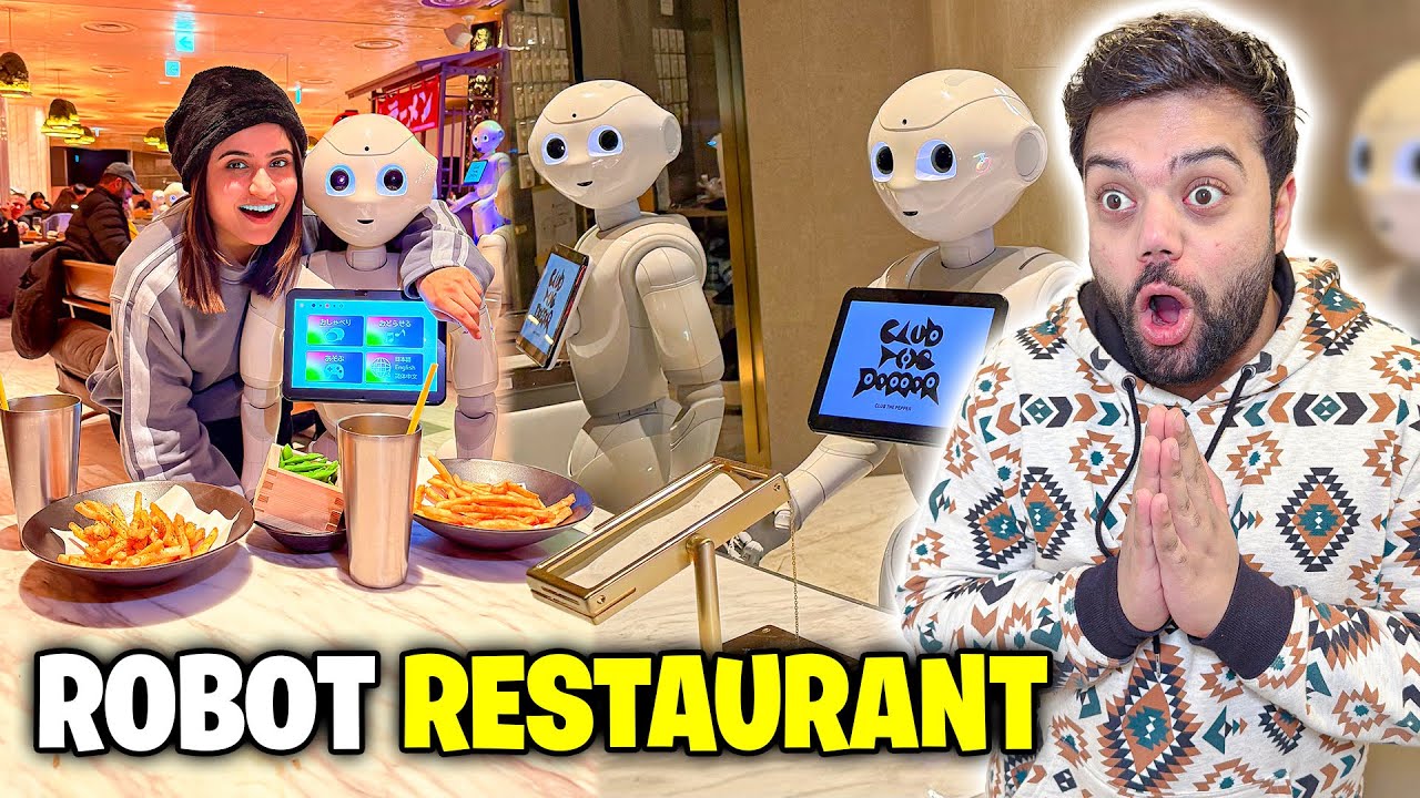 Resturant With No Humans 😱 | Robot Restaurant In Japan 🇯🇵 | Japan Waqai Hum Se 50 Saal Agay Hai 😍