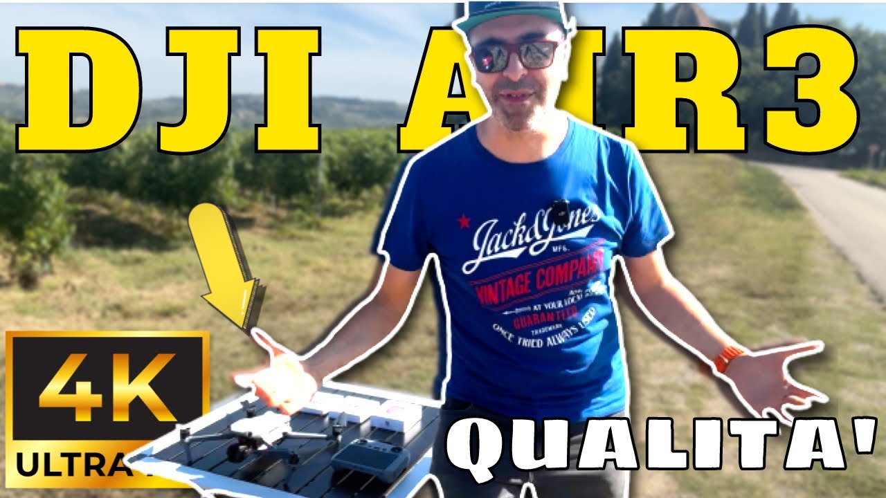 DJI AIR 3  - TEST FILTRI ND VIDEO 4K - 1X e 3X😱 Freewell e StarTRC