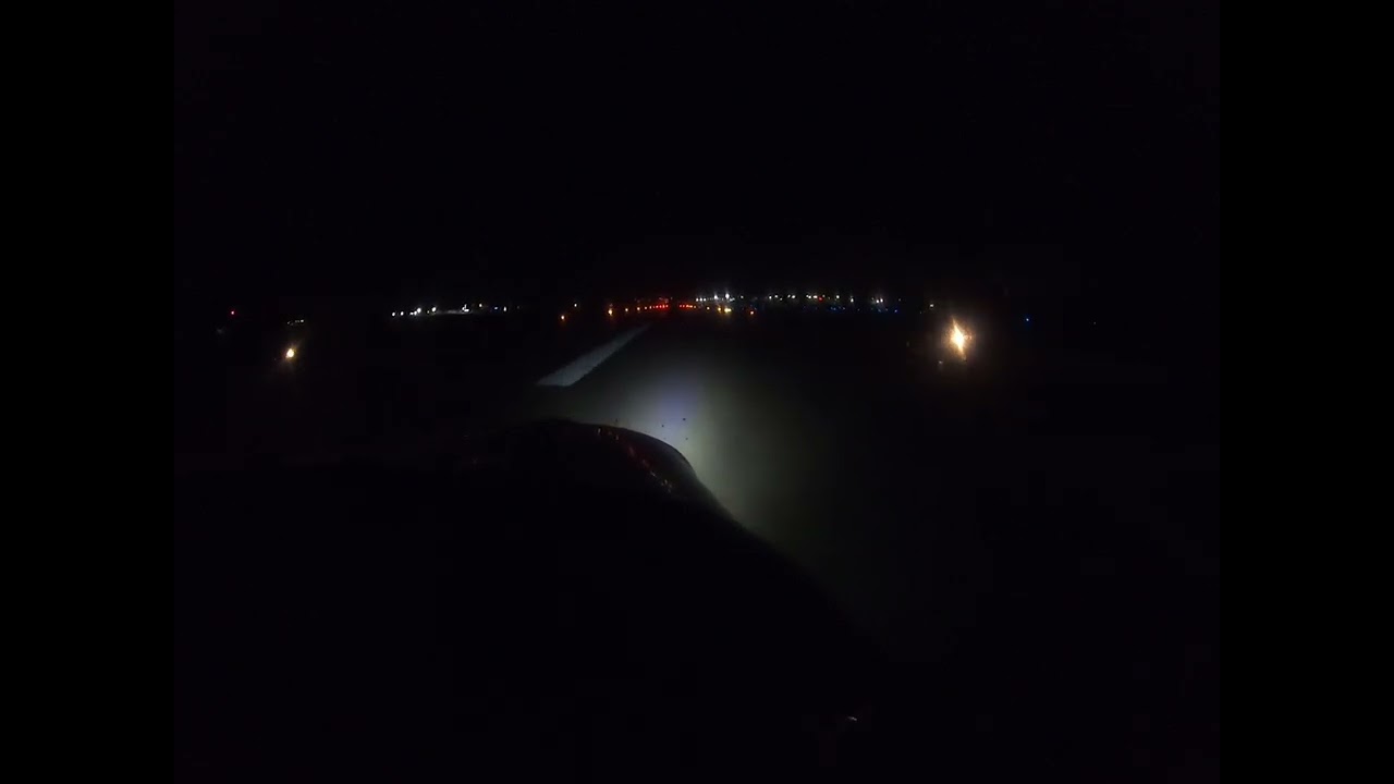 Runway Road Kill - Hit Opossum just after touchdown.