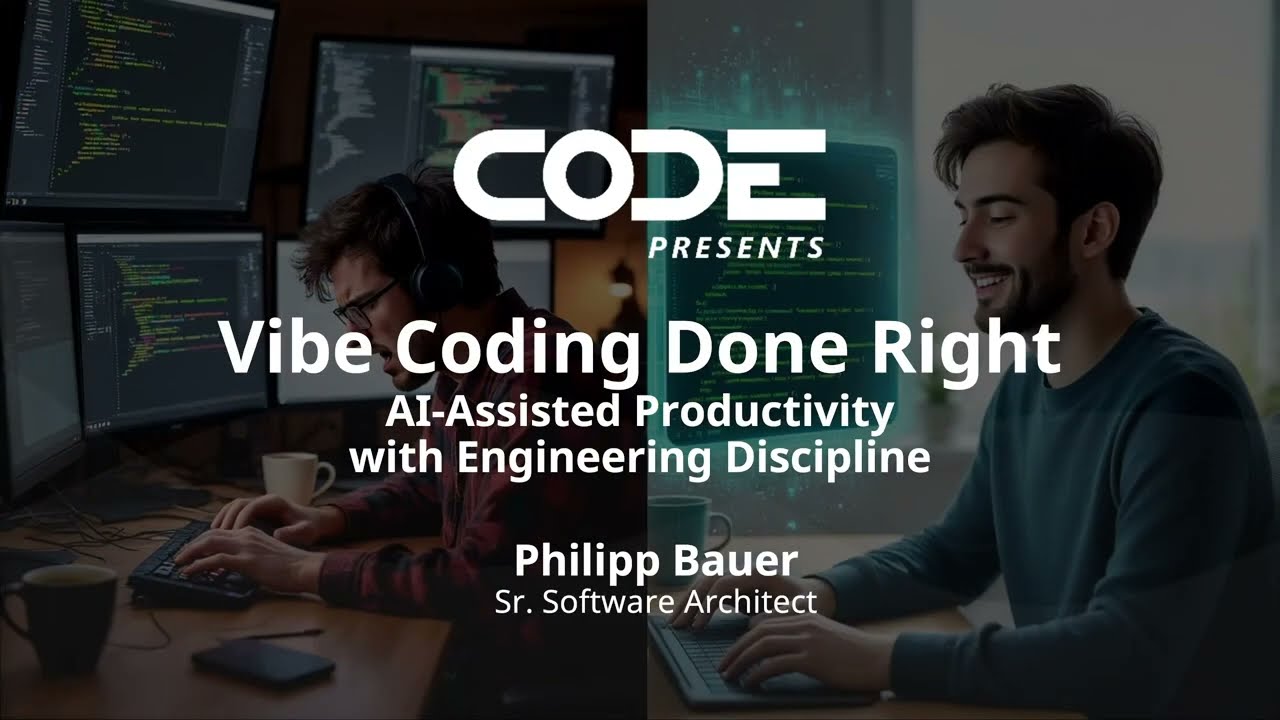 CODE Presents: Vibe Coding Done Right: AI-Assisted Productivity with Engineering Discipline