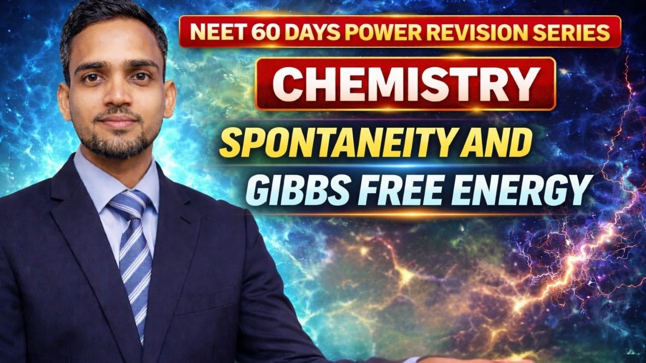 NEET 60 Days | Spontaneity & Gibbs Free Energy | Chemistry | AK Si