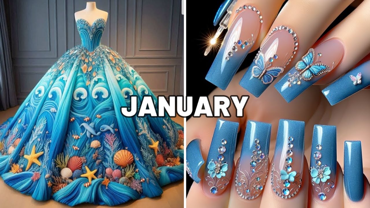 Choose Your Birthday Month And See Your Dress And Pretty Nails👗💅😍❤️️💖😎 || #trending #video #viral
