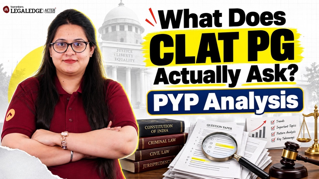CLAT PG 2026 Paper Analysis | Subject-Wise Trends