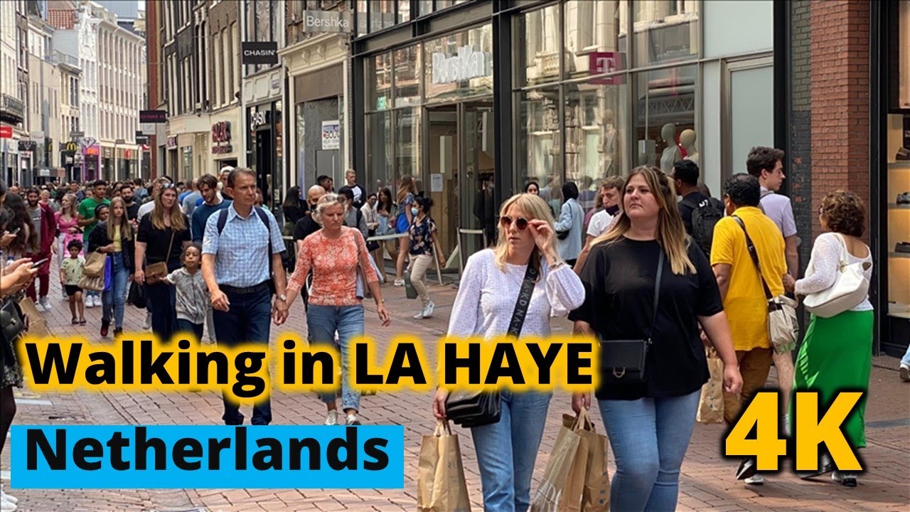 Walking in LA HAYE Netherlands 4K