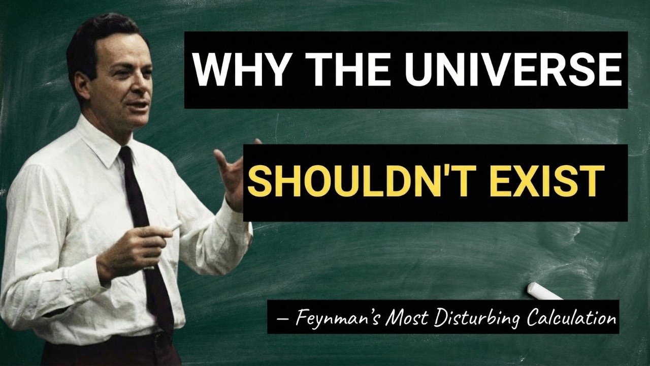 Why the Universe Shouldn't EXIST — Feynman's Most Disturbing Calculation