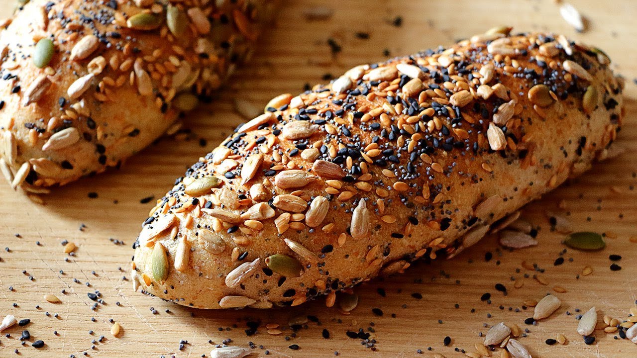 Cómo hacer pan casero con harina integral y semillas - Receta de pan multigrano