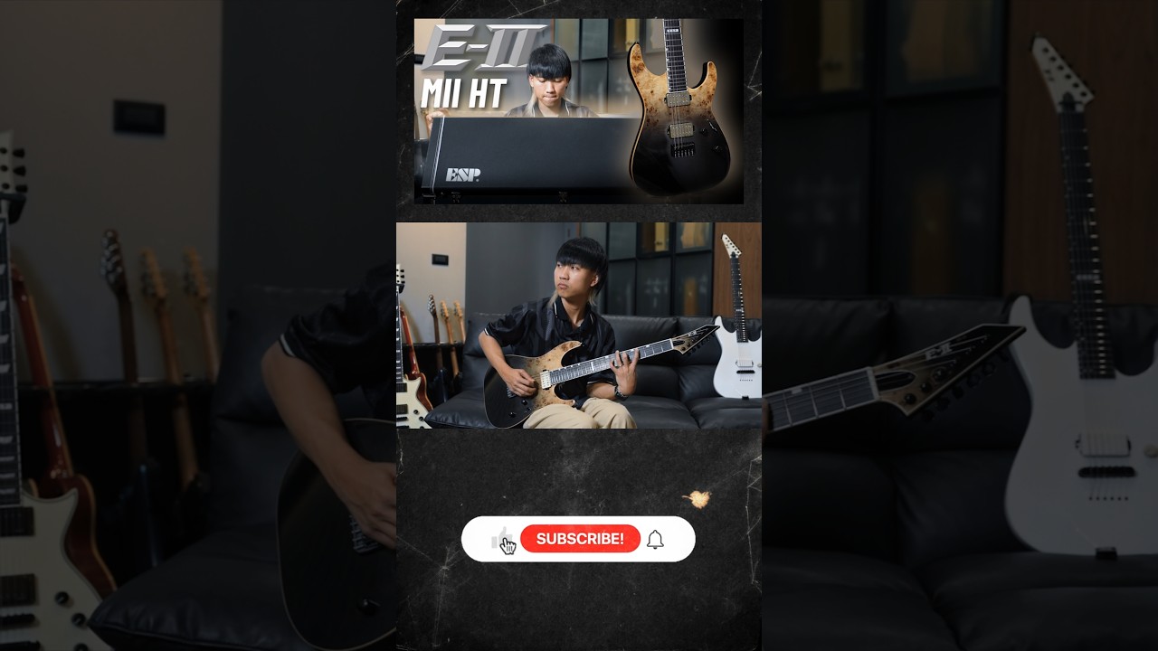 ESP E-II M-II HT | Black Natural Fade #espguitars #espeii #booseyandhawkes