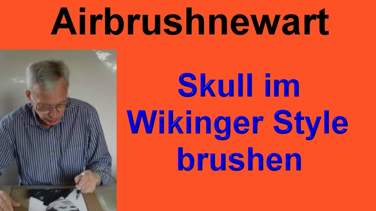 Airbrush Skull ! In diesem Video erfahrt ihr wie ihr einen Skull im Wikinger Style brushen könnt.