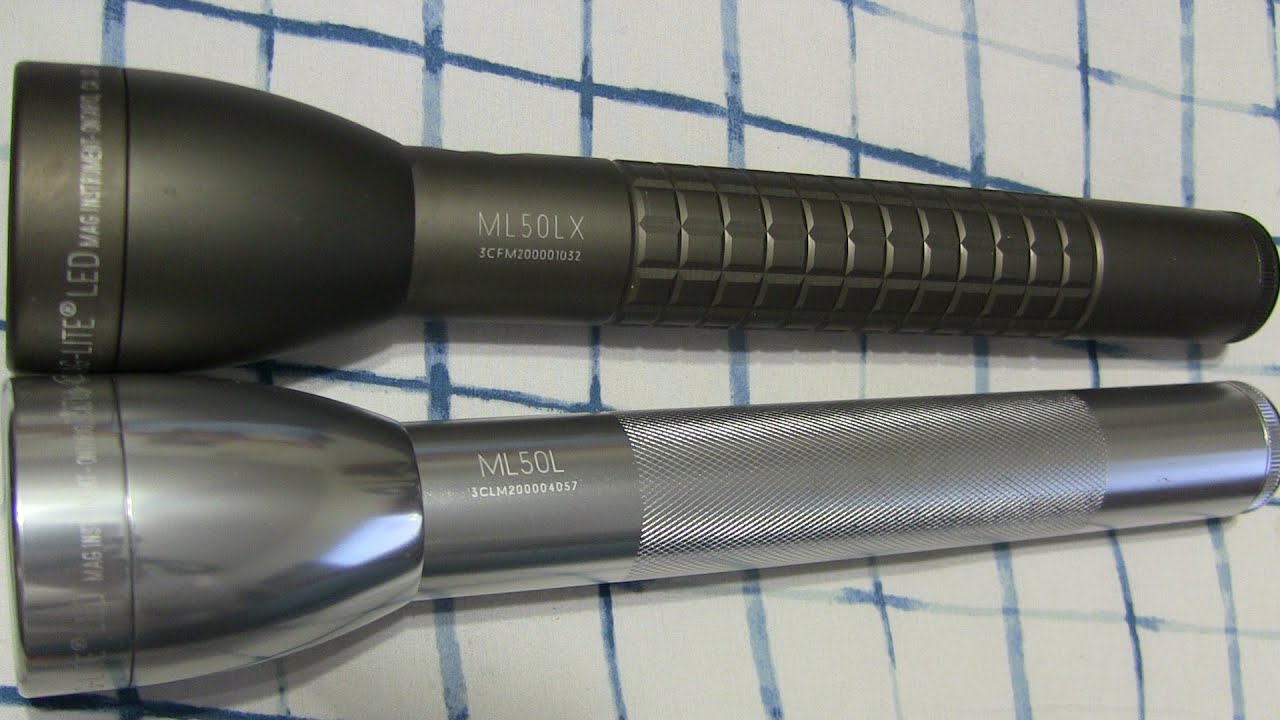 Maglite ML50L Silver и ML50LX Foliage Green, распаковываем и светим, 3-элементный светодиодный фонарик C, 611 люмен, Znter