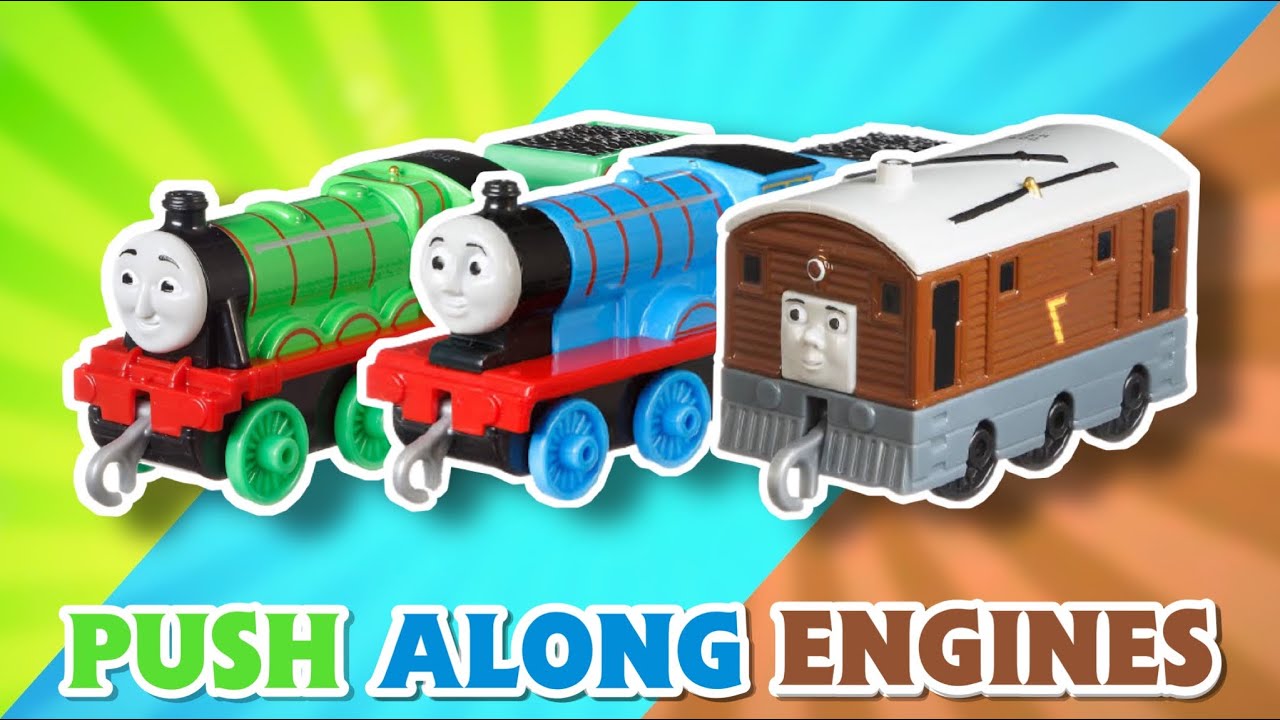 EDWARD, HENRY & TOBY TRACKMASTER PUSH ALONG UNBOXING || PeterSam24