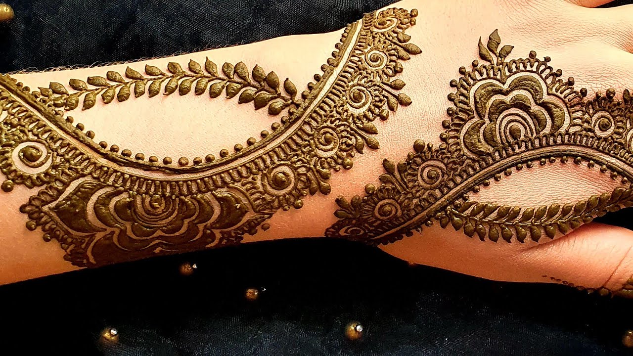 أجمل نقشة تقدري تشوفيها في 2021 عصرية ورائعة The most beautiful henna painting you can see