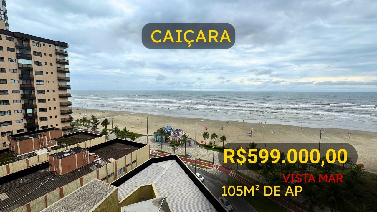 #205  VISTA MAR, 2 DORMITÓRIOS SENDO 1 SUÍTE, 1 VAGA, CAIÇARA
