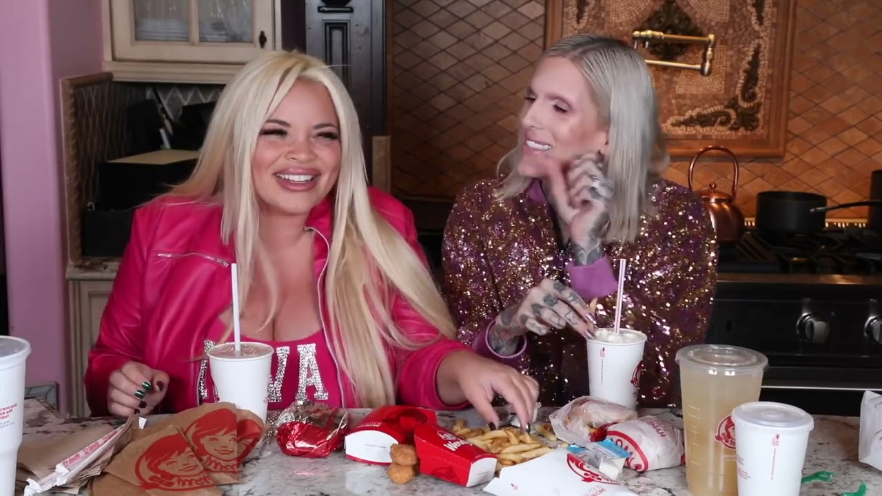 Wendy's Mukbang with Jeffree Star and Trisha Paytas!