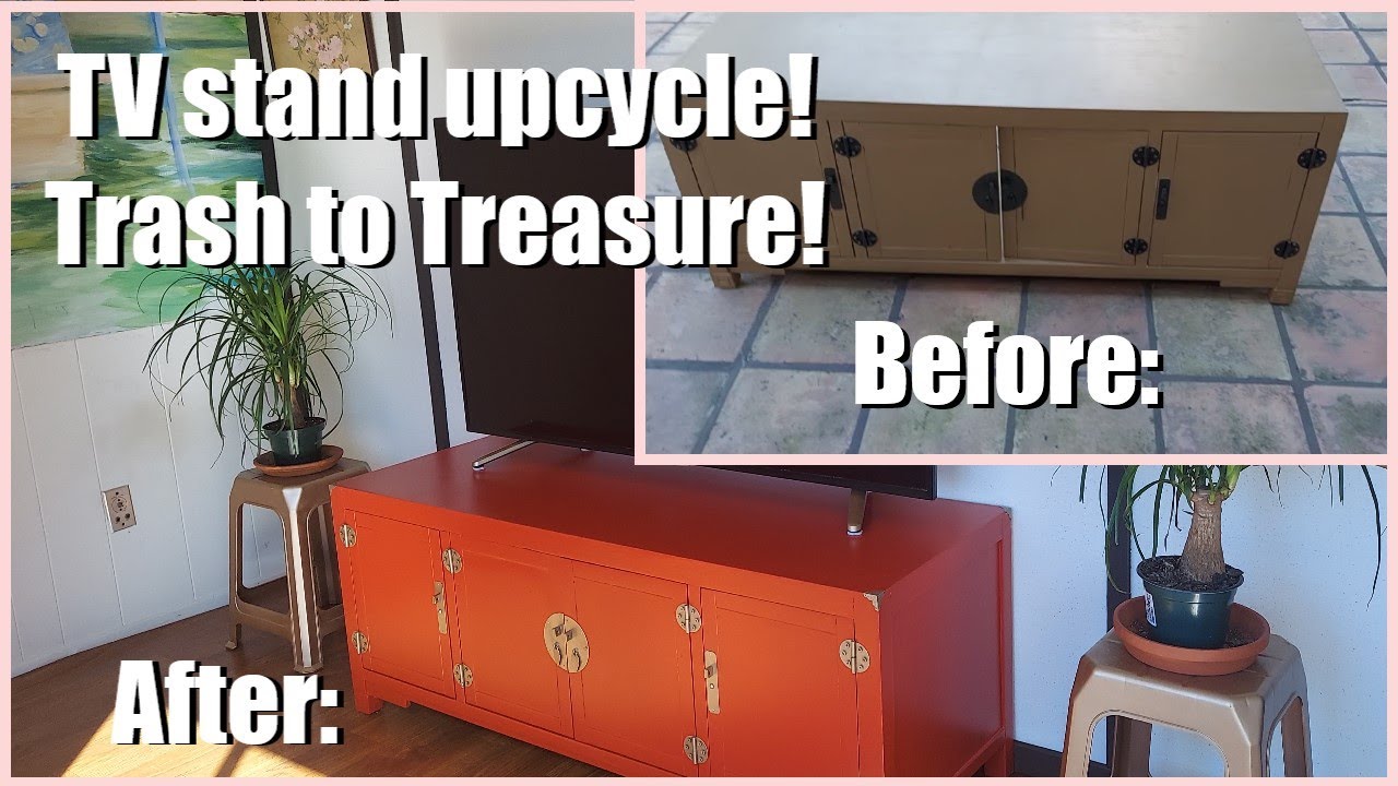 How to UPCYCLE an OLD TV STAND!