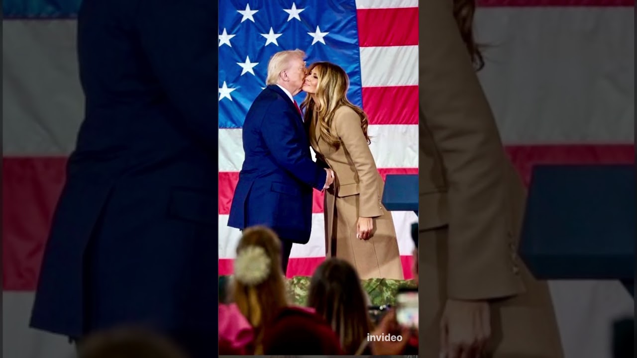 Президент Трамп и первая леди Мелания 🙏 Любовь, молитвы и благословения навсегда. #shorts #melani...