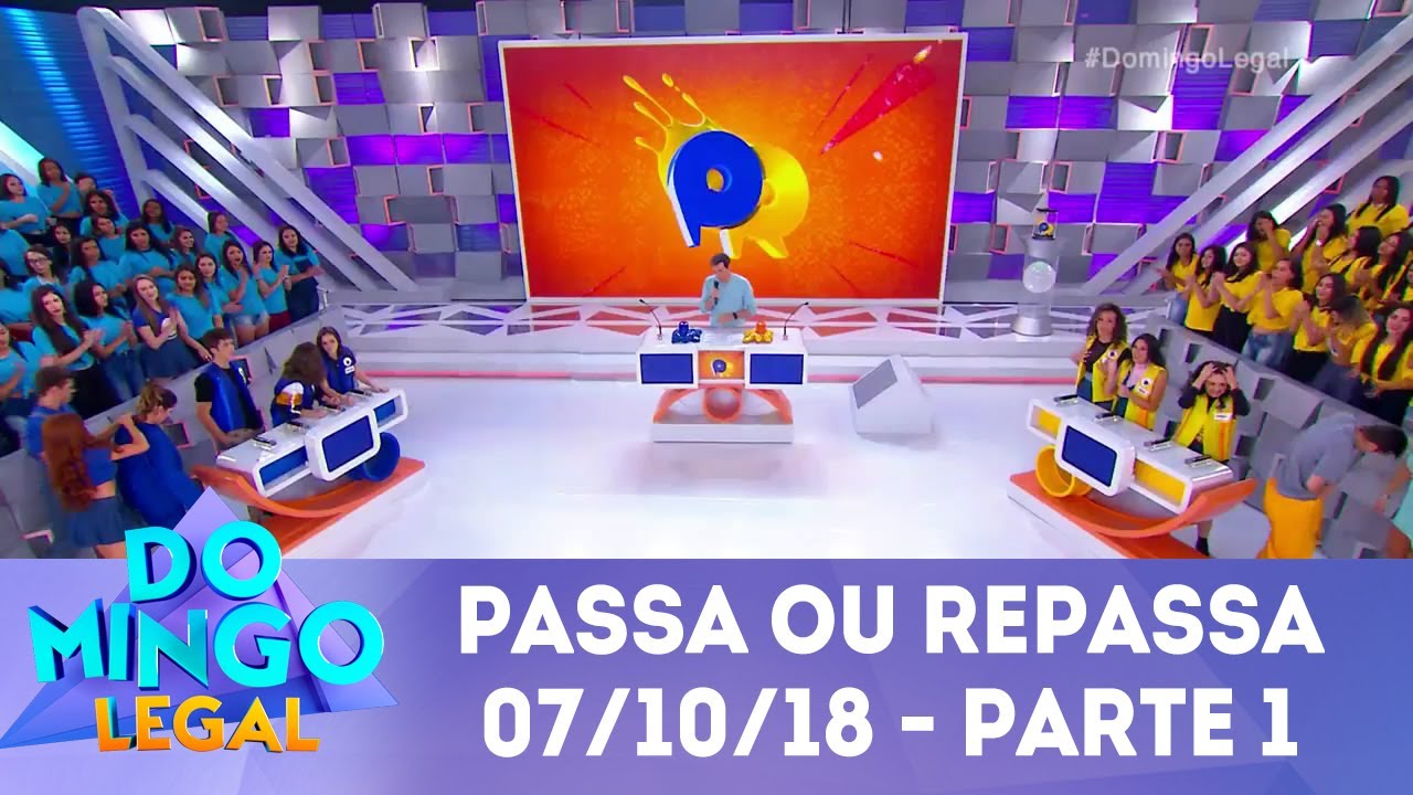 Passa ou Repassa - Parte 1 | Domingo Legal (07/10/18)