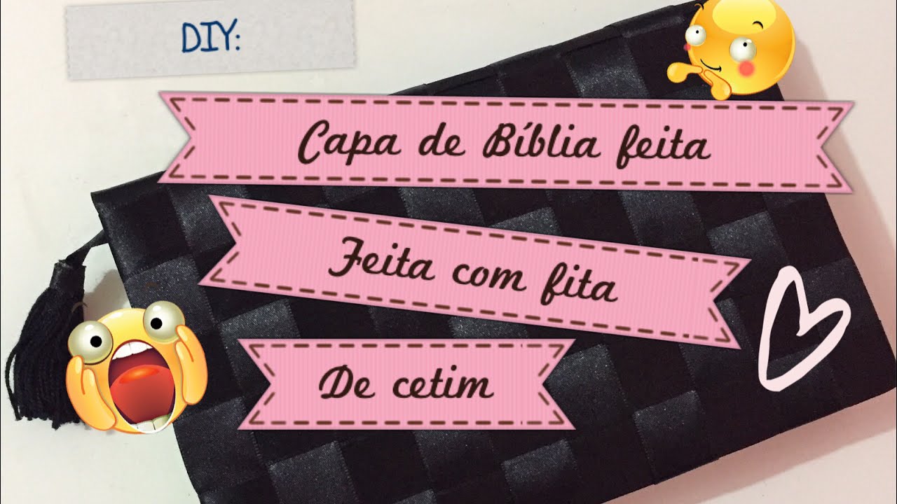 Capa de Bíblia/fita de cetim Parte I