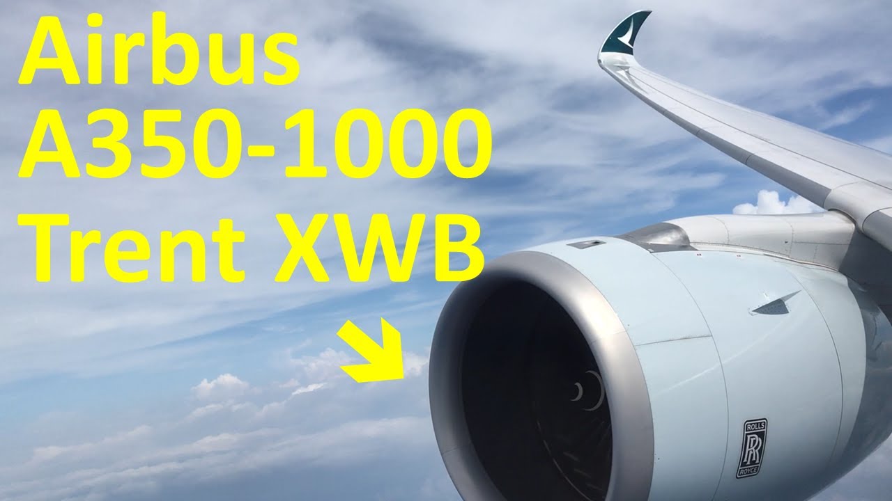 A350-1000 Take-off: Cathay Pacific's Airbus A350-1000 with awesome Trent XWB engine sound!