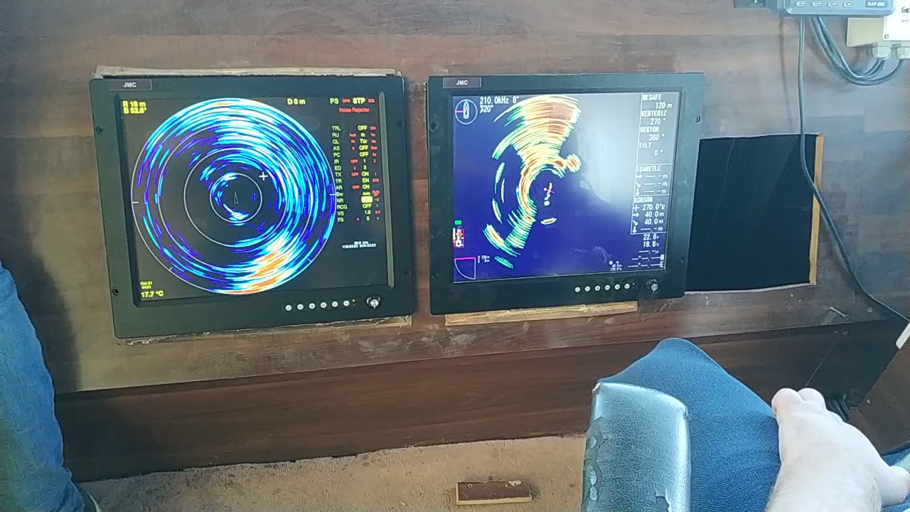 MAQ 90 GÖBEKTEN AÇMA PALAMUT SONARI 90 kHz VE JMC DBS 1000 (130-210 kHz) PIR PIR SONAR