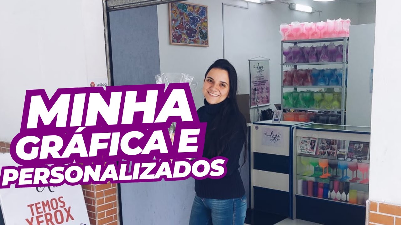 CONHEÇA MINHA GRÁFICA E PERSONALIZADOS - LOJA FISICA E MEUS EQUIPAMENTOS.