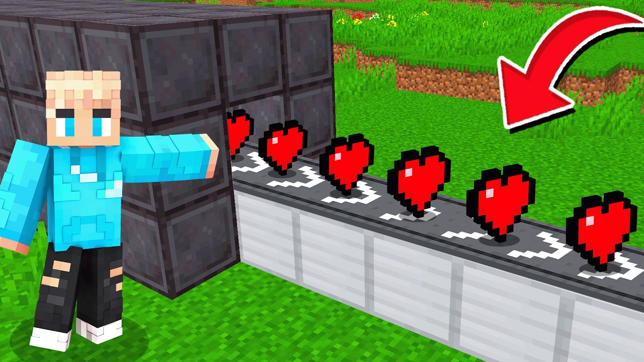 Ich ERSCHAFFE eine HERZ FABRIK in MINECRAFT! ❤️