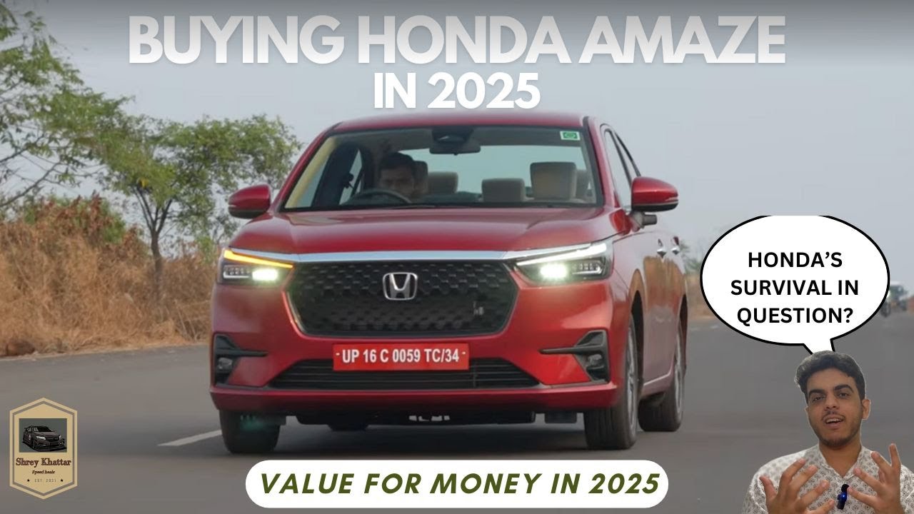 Honda Amaze 2025 Review | Best car in  ₹10 lakhs? Ownership review Honda Amaze 2025 | Shrey Khattar