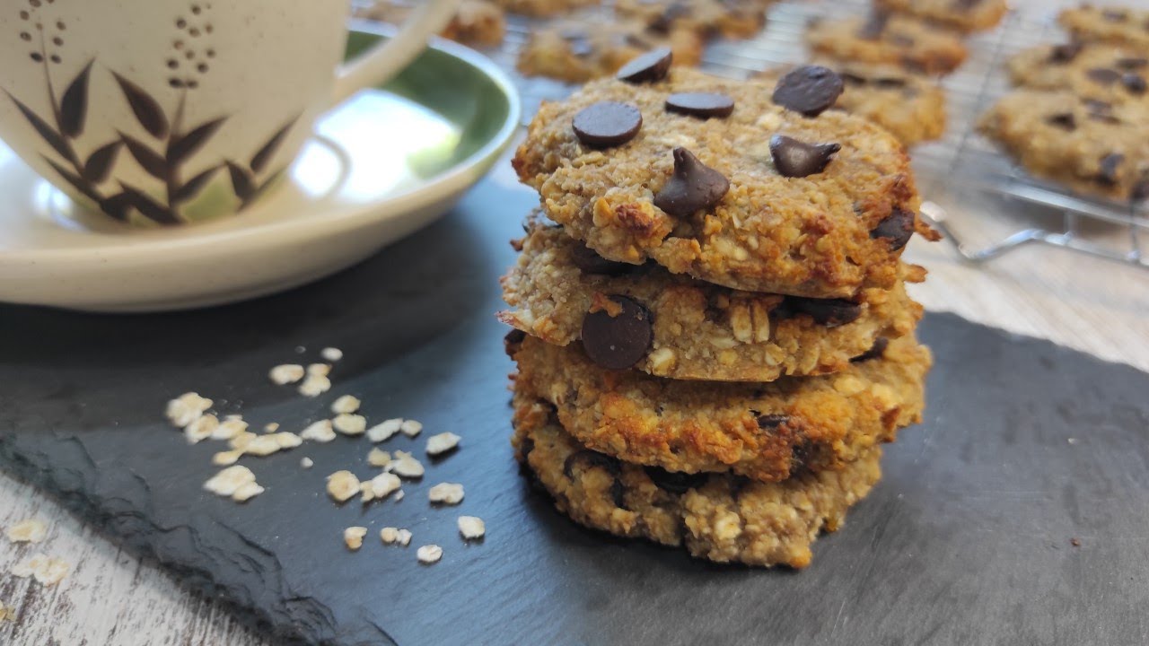 Galletas de Avena, Plátano y Chocolate