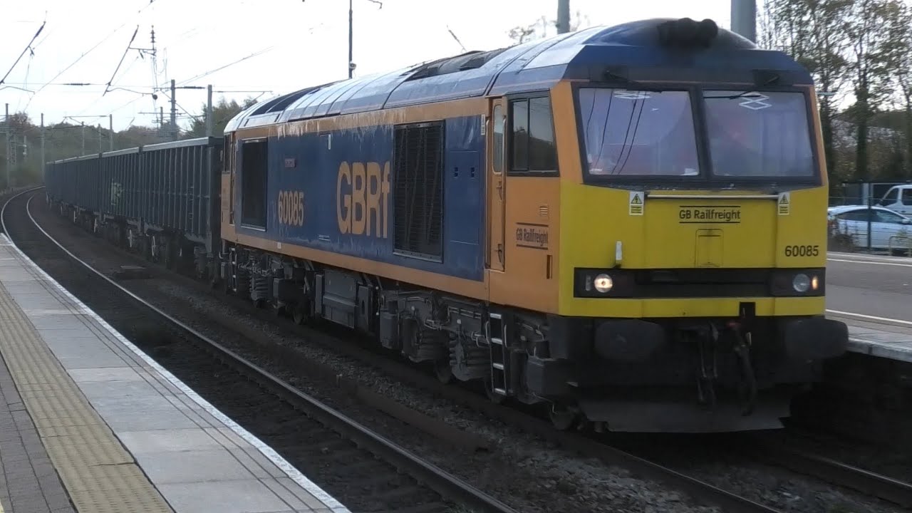 Fantastic Freight Action At 3 Station Wigan North Western Warrington Bank Q Stafford WCML