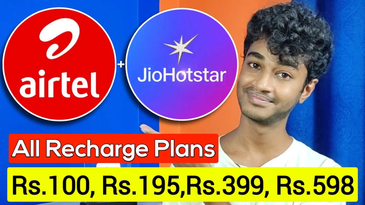 Airtel Recharge Plans with JioHotstar Subscriptions