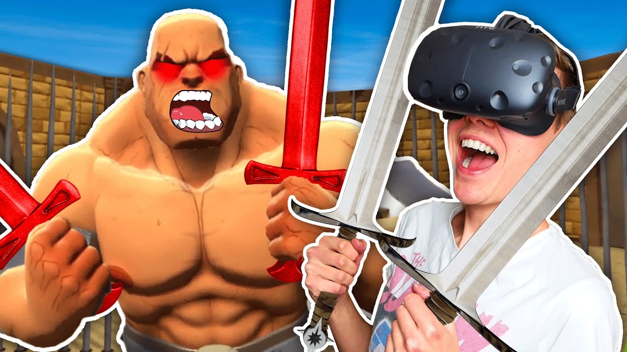 GLADIATOR SWORD FIGHTING IN VIRTUAL REALITY! (GORN VR Funny HTC Vive Gameplay)