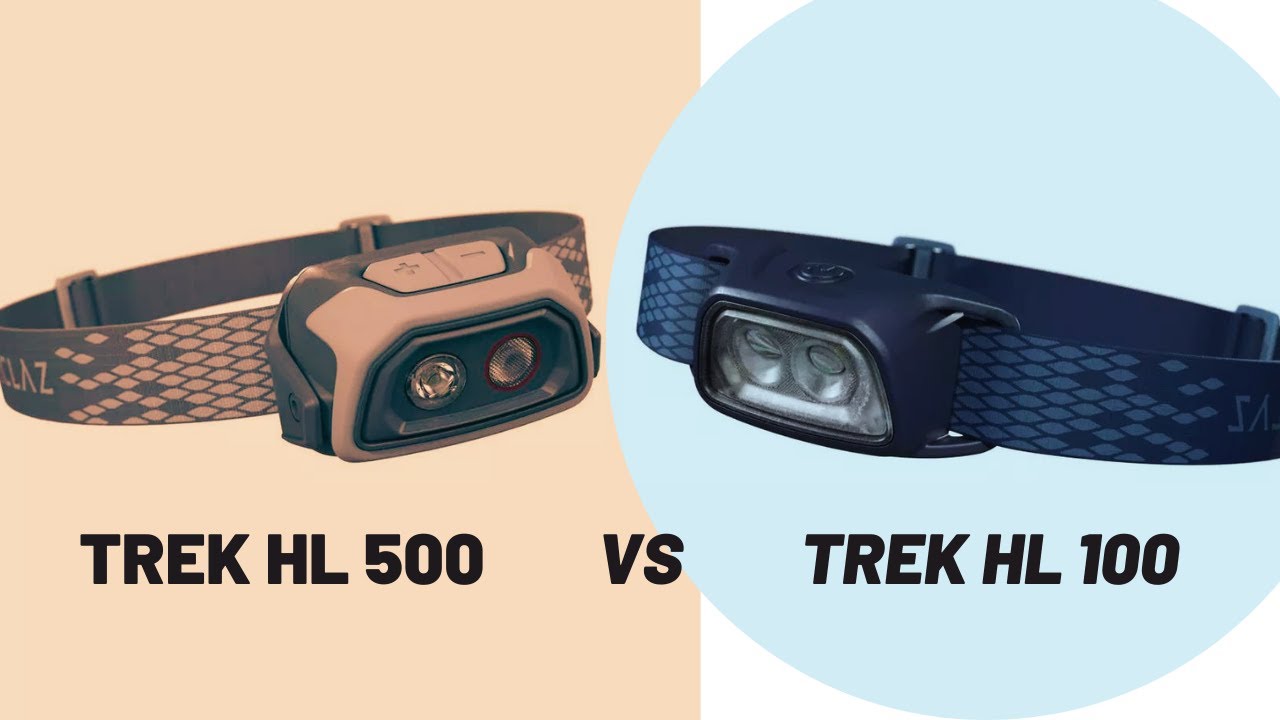Head Torch Comparison and Review Decathlon-Forclaz Trek 500 vs Trek 100 (HL 500 vs HL 100)
