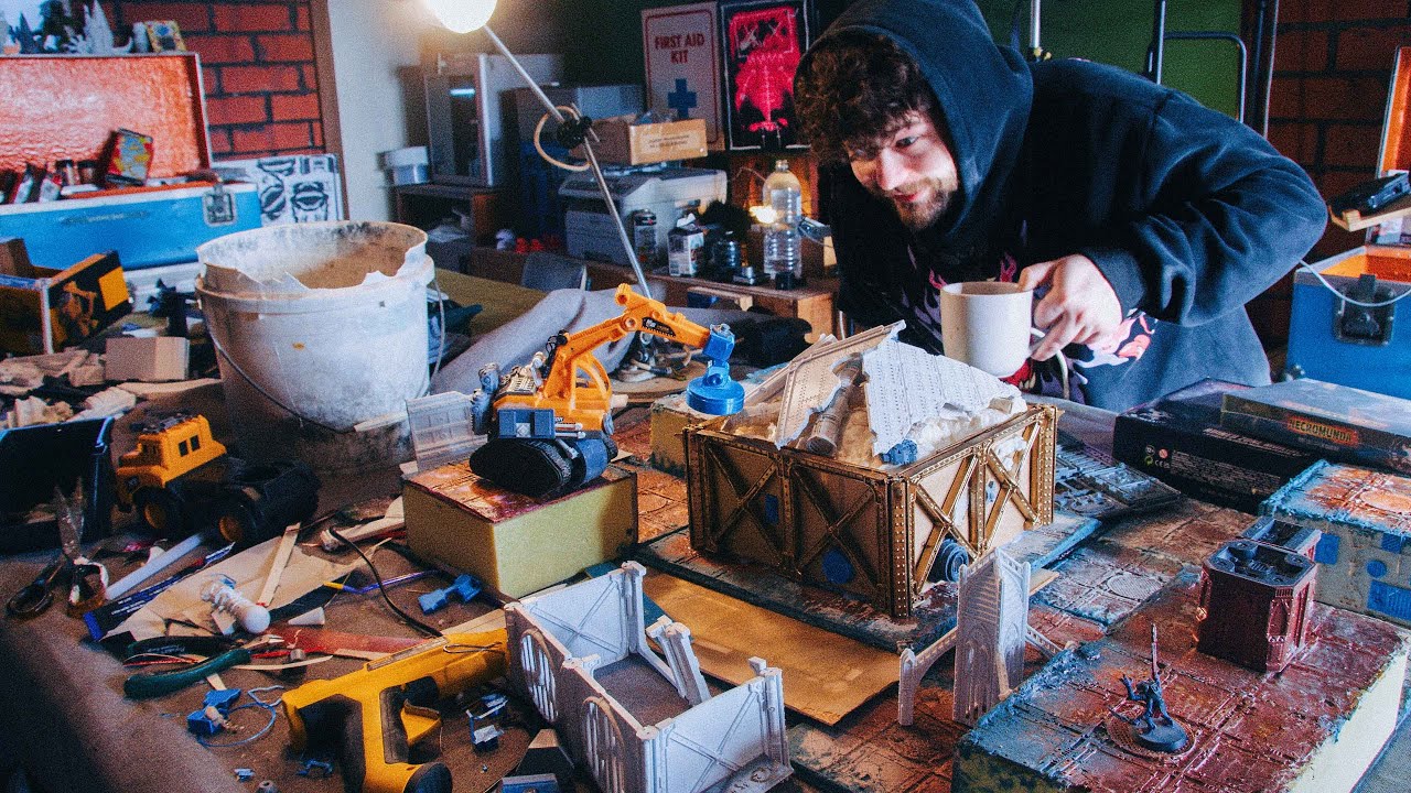 Miniature Trash To Treasure | Ruined Zone Mortalis For 40k & Necromunda Pt 2