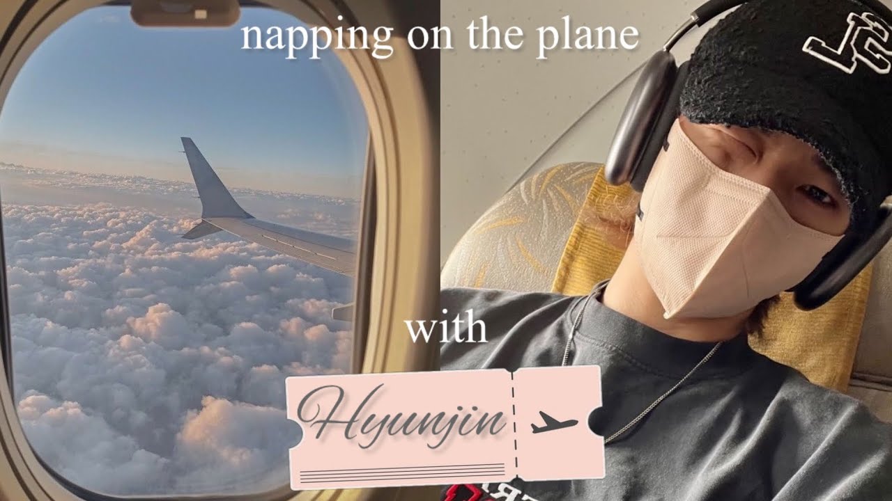 Stray Kids ASMR Napping On The Plane With Hyunjin💤