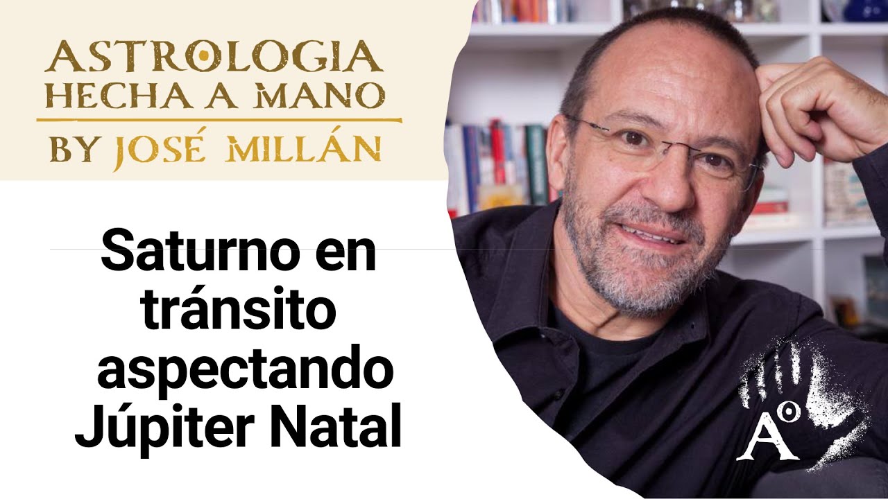 Saturno en tránsito en aspecto a Júpiter en la carta natal.