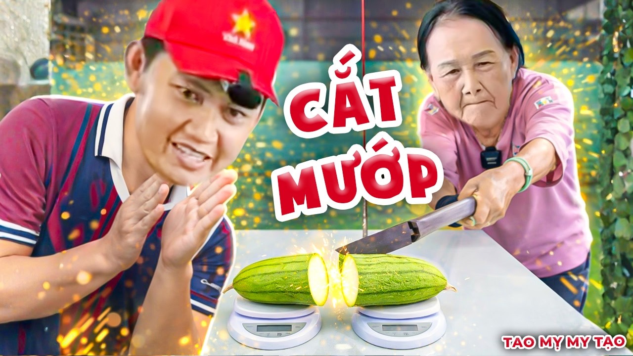Thử Thách Dùng Liềm Cắt Mướp Vui Nhộn - Ăn Tắc Hay Ăn Thưởng? | Tao Mỵ My Tạo