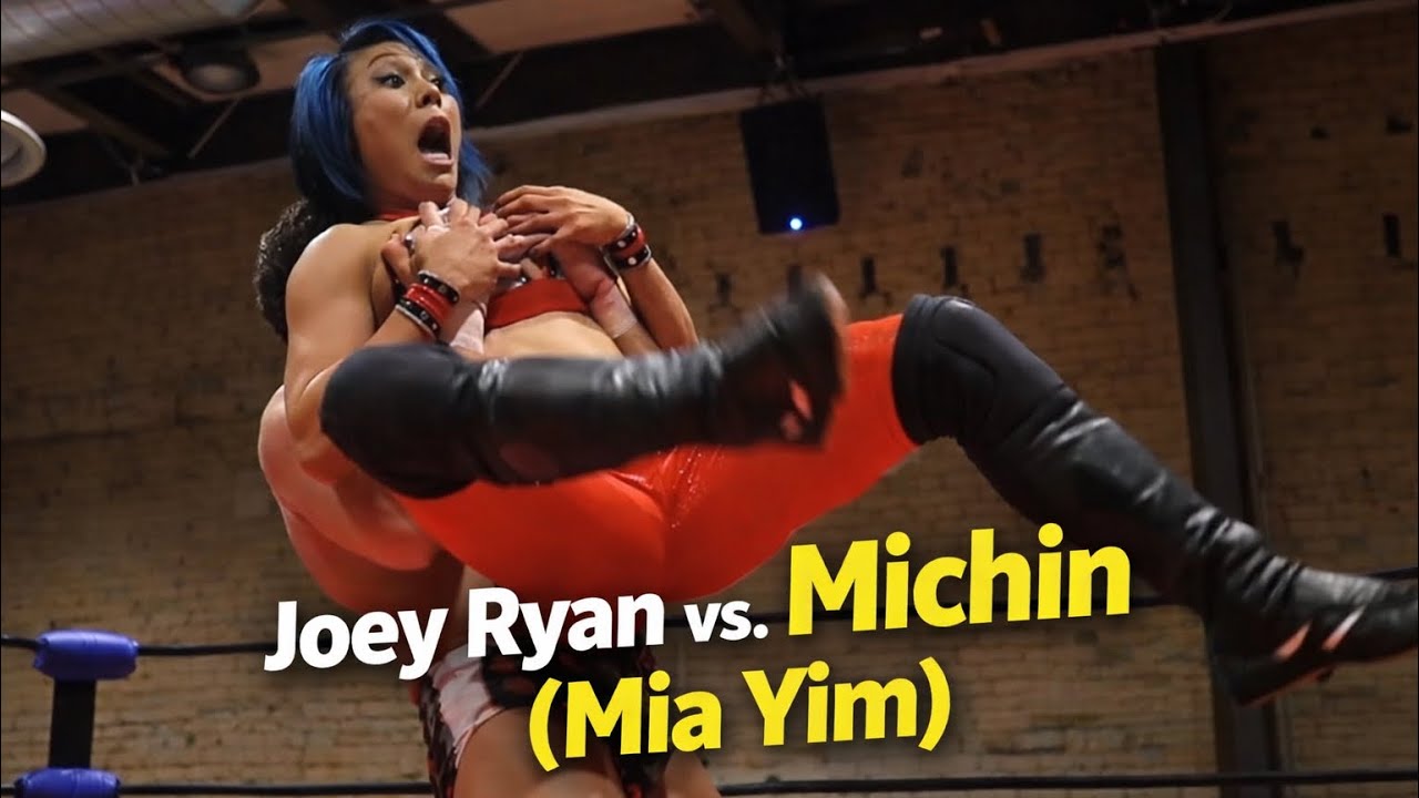 Michin (Mia Yim) vs. Joey Ryan | Intergender Wrestling Battle!