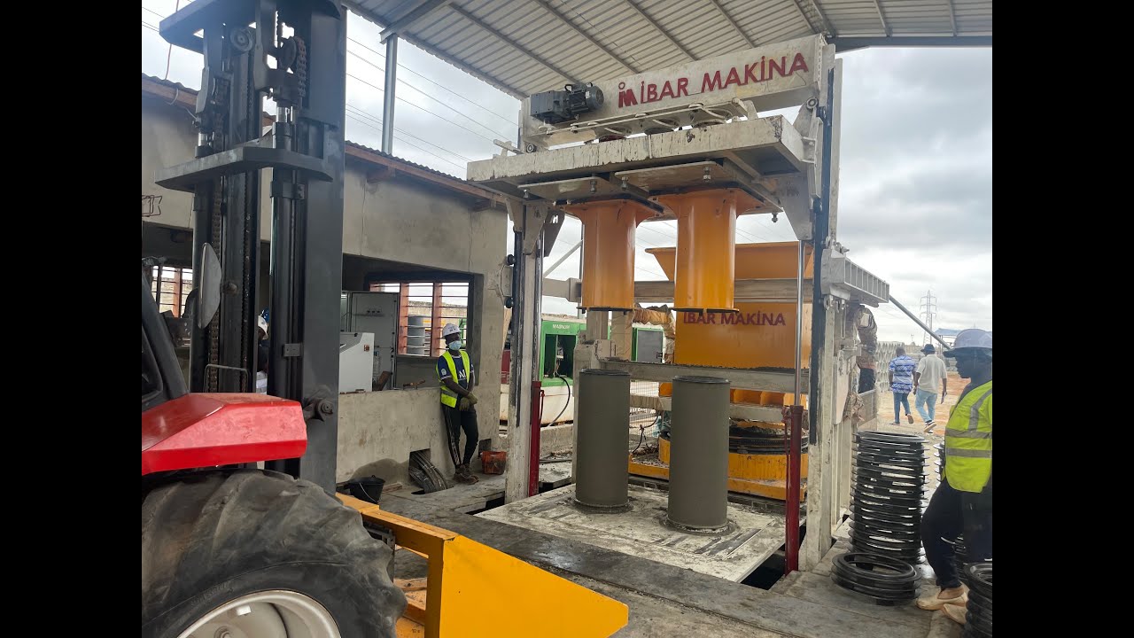 Concrete Pipe Machine CPM 1400 300-1400mm - Benin