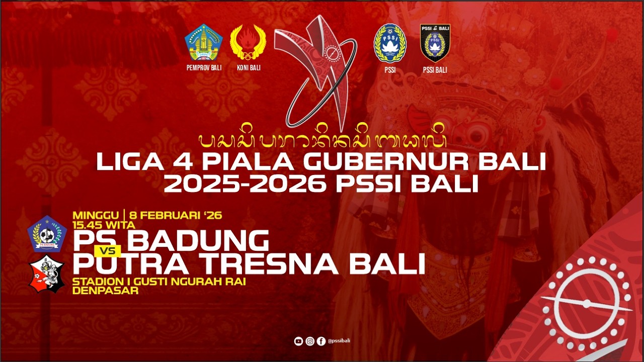 [LIVE] PS BADUNG vs PUTRA TRESNA BALI | LIGA 4 PIALA GUBERNUR BALI 2025/2026
